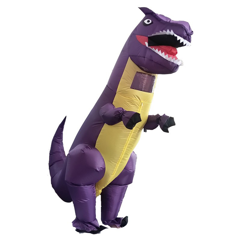 Cosplay Prop Business - Paars; Tyrannosaurus Rex opblaasbaar pak volledige