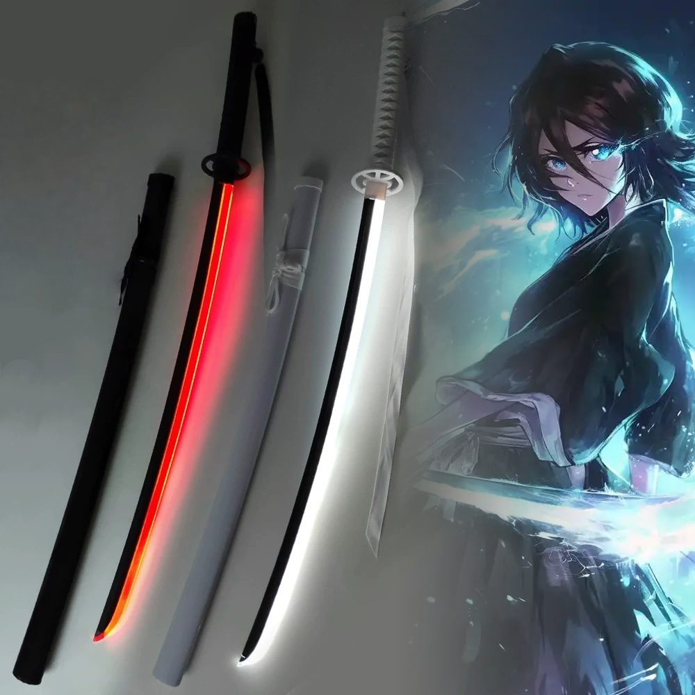Cosplay Prop Katana - 40 inch Glow Bleach Katana Led