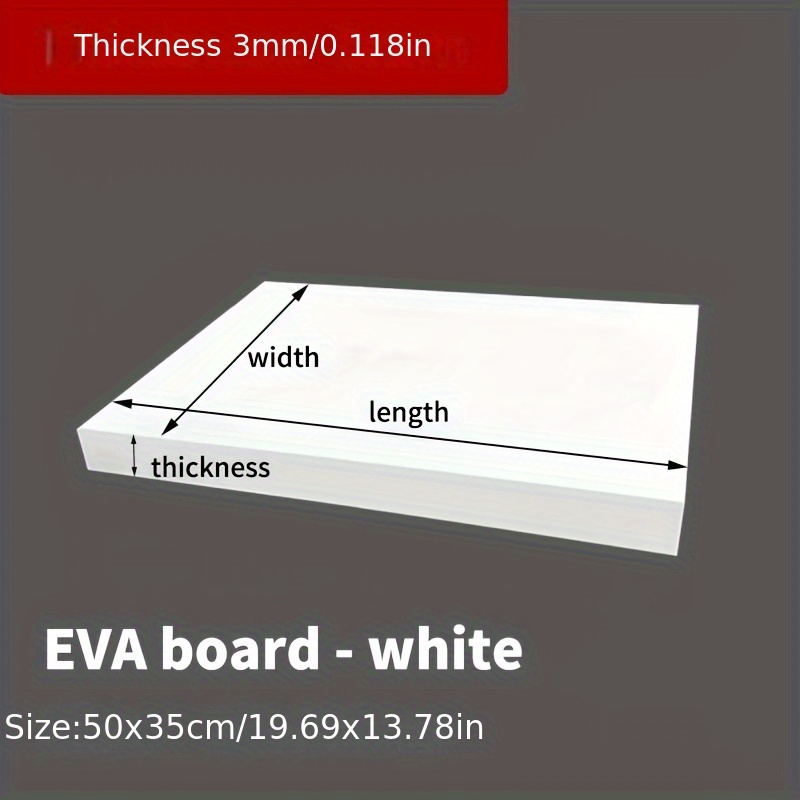 EVA Foam Board 14x39 Inch, 3mm - Cosplay Prop Foam Board recensie en prijs