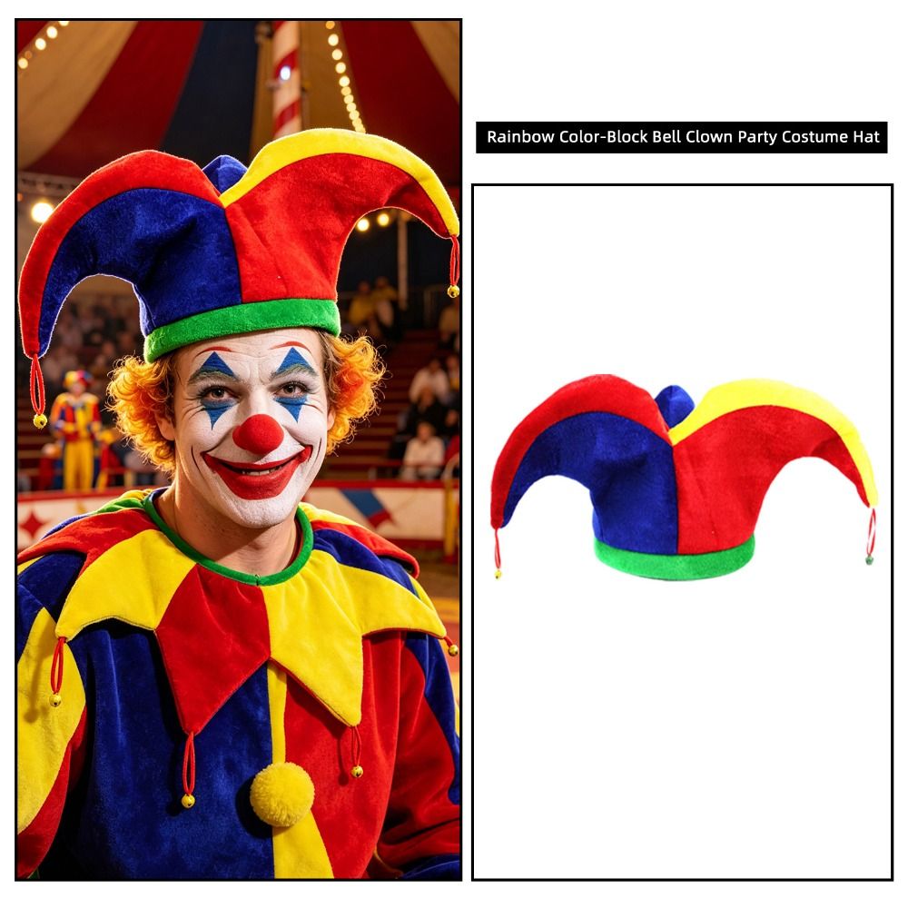 Cap Prop Veelkleurige Clownhoe - Cosplay Prop Patterns recensie en prijs